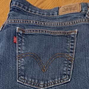 Levi's 505 Straight Leg Jeans. Ladies 14S